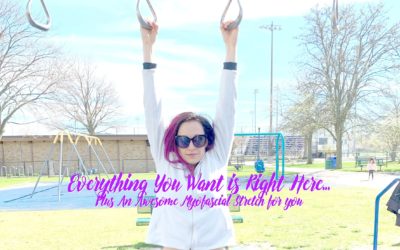 Everything you want is right here + a myofascial stretch for your upper body!